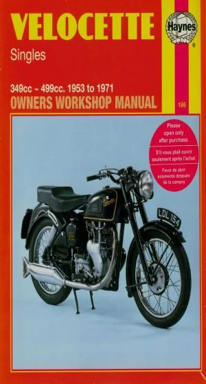 Velocette Haynes Manual Venom Viper MSS 1953-1971