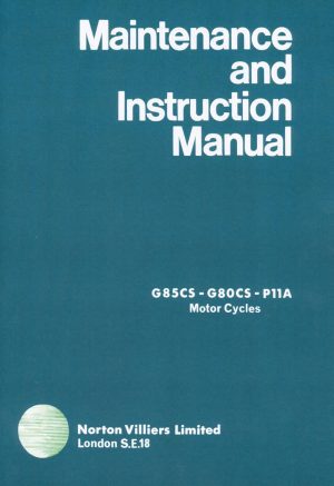 Matchless G80 G85CS Manual 