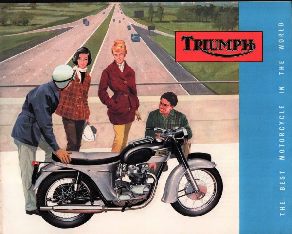 Triumph Motorcycle Brochure 1963 Original Literature