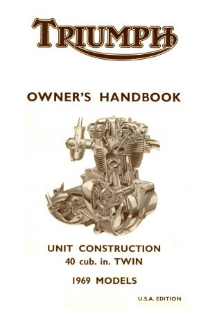 Triumph Bonneville Handbook 1969 USA