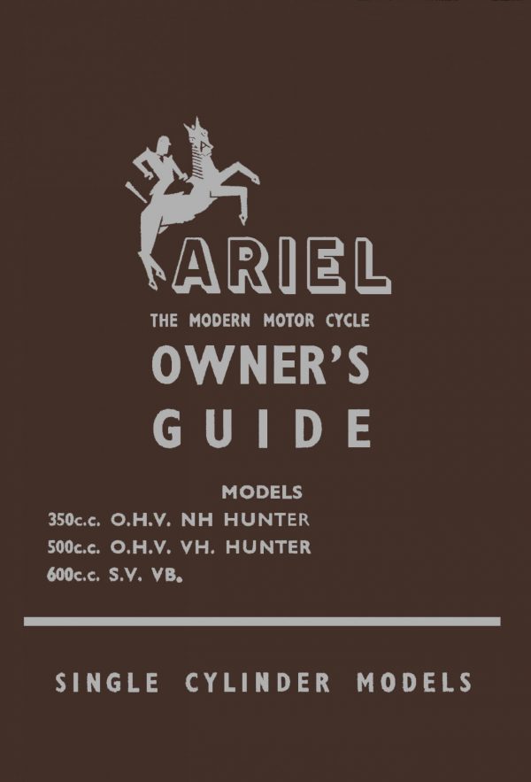 Ariel Red Hunter VB Manual 1954-1955