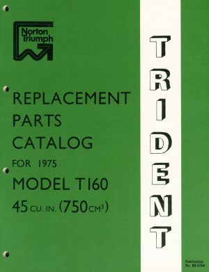 Triumph T160 Trident Parts B