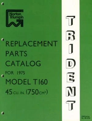 Triumph T160 Parts Book