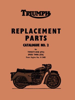 Triumph 350 500 arts book 1959-1960