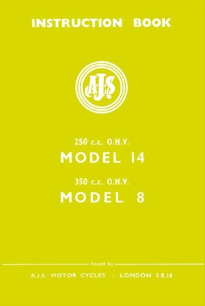 AJS model 14 and 8 Manual
