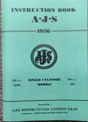AJS Instruction Book 1956